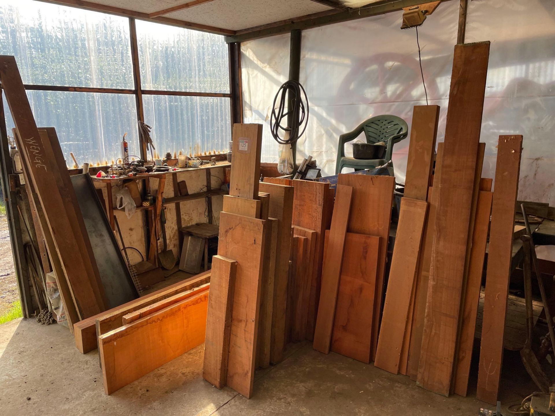 Quantity hardwood timber