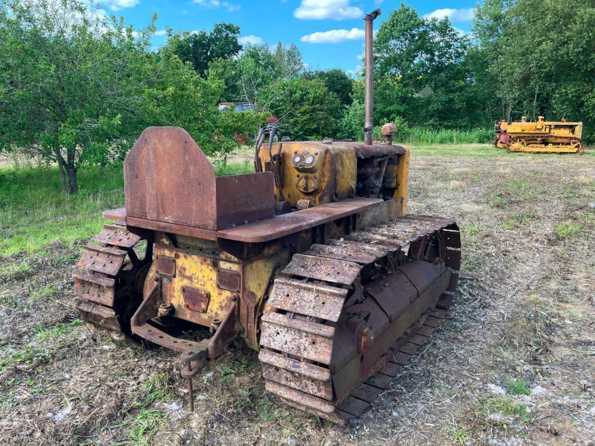 1939 Caterpillar R4 metal tracked crawler with 16" tracks and swinging drawbar. Serial No: 6G1021WS - Image 7 of 14