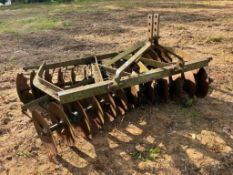 Ransomes 8ft discs, linkage mounted