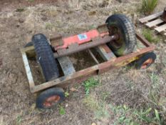 4 wheel metal frame