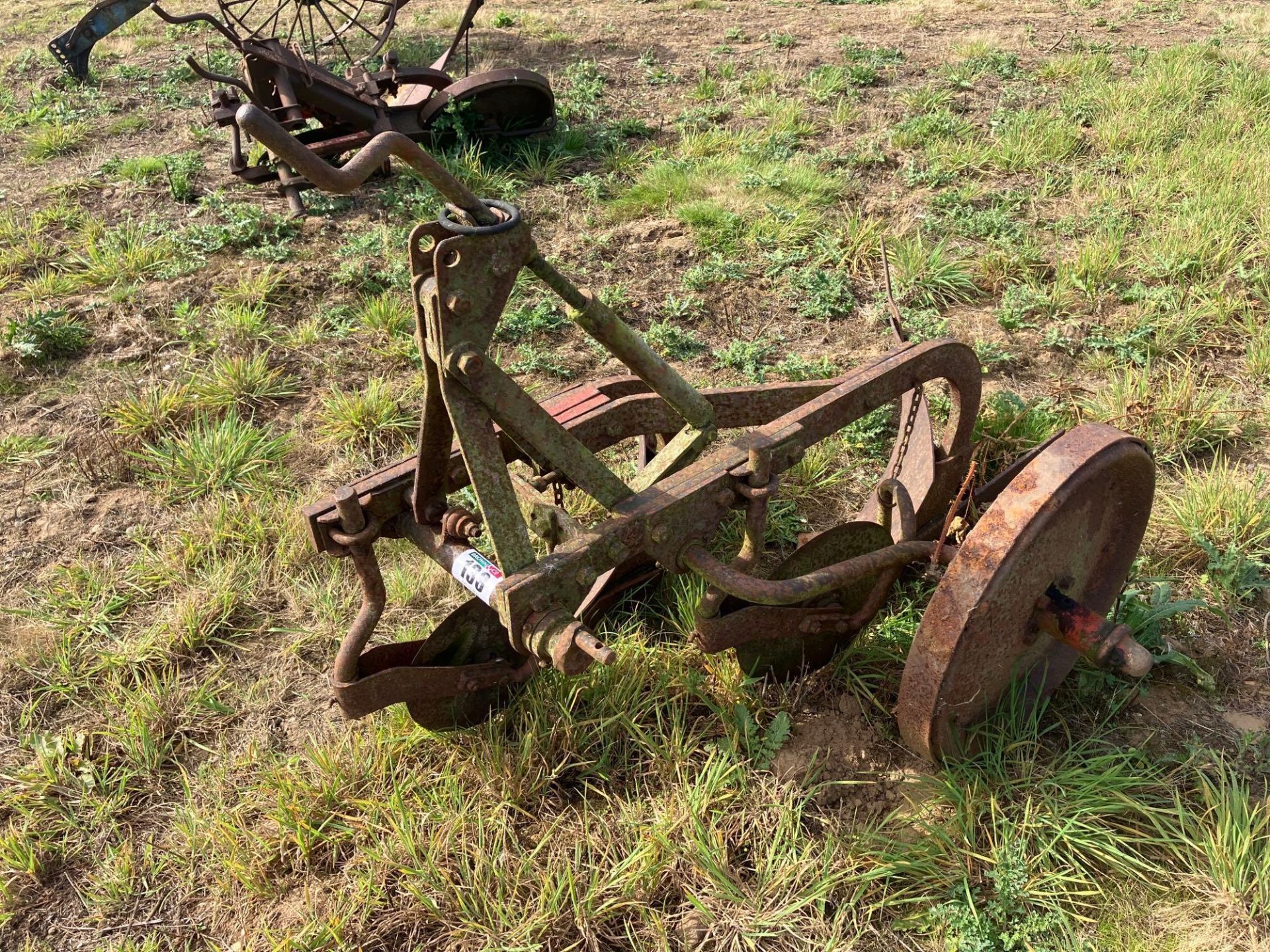 Ransomes 2f conventional plough, linkage mounted - Image 2 of 4