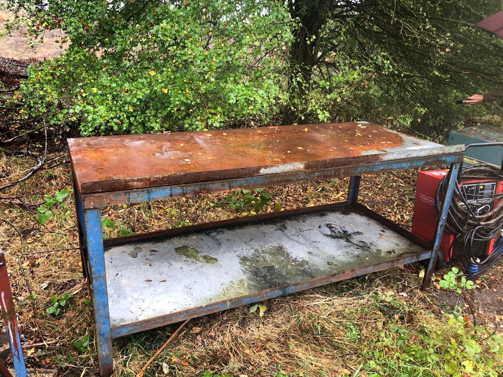 Metal workshop bench - Image 2 of 2