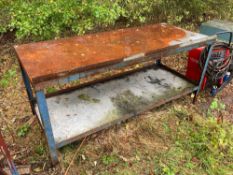 Metal workshop bench