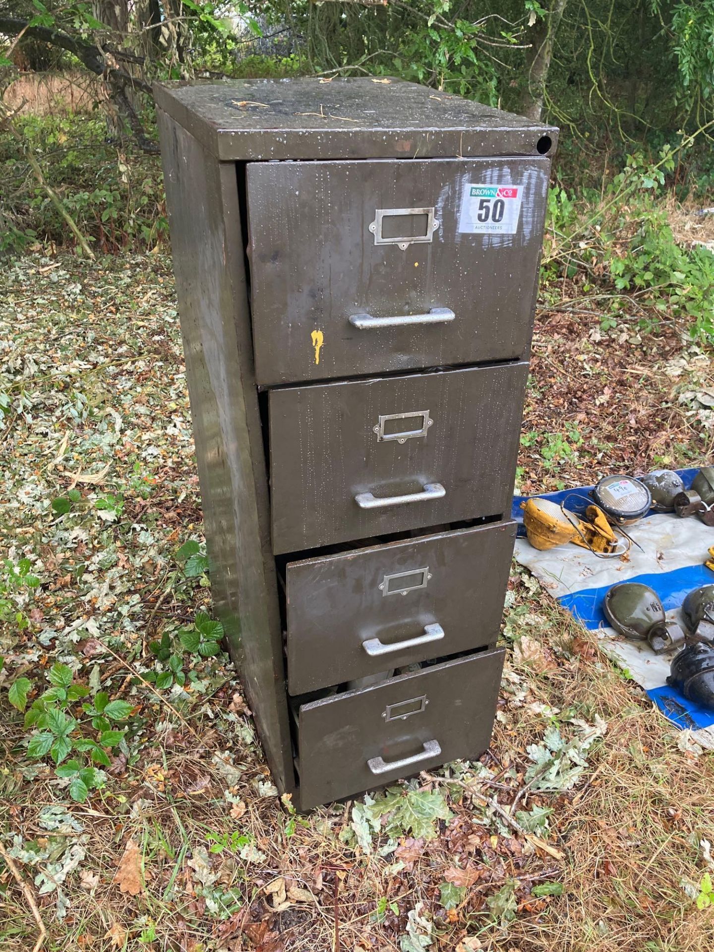 Filing cabinet and contents