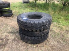 3No Continental 12.00-20 tyres with 1No rim