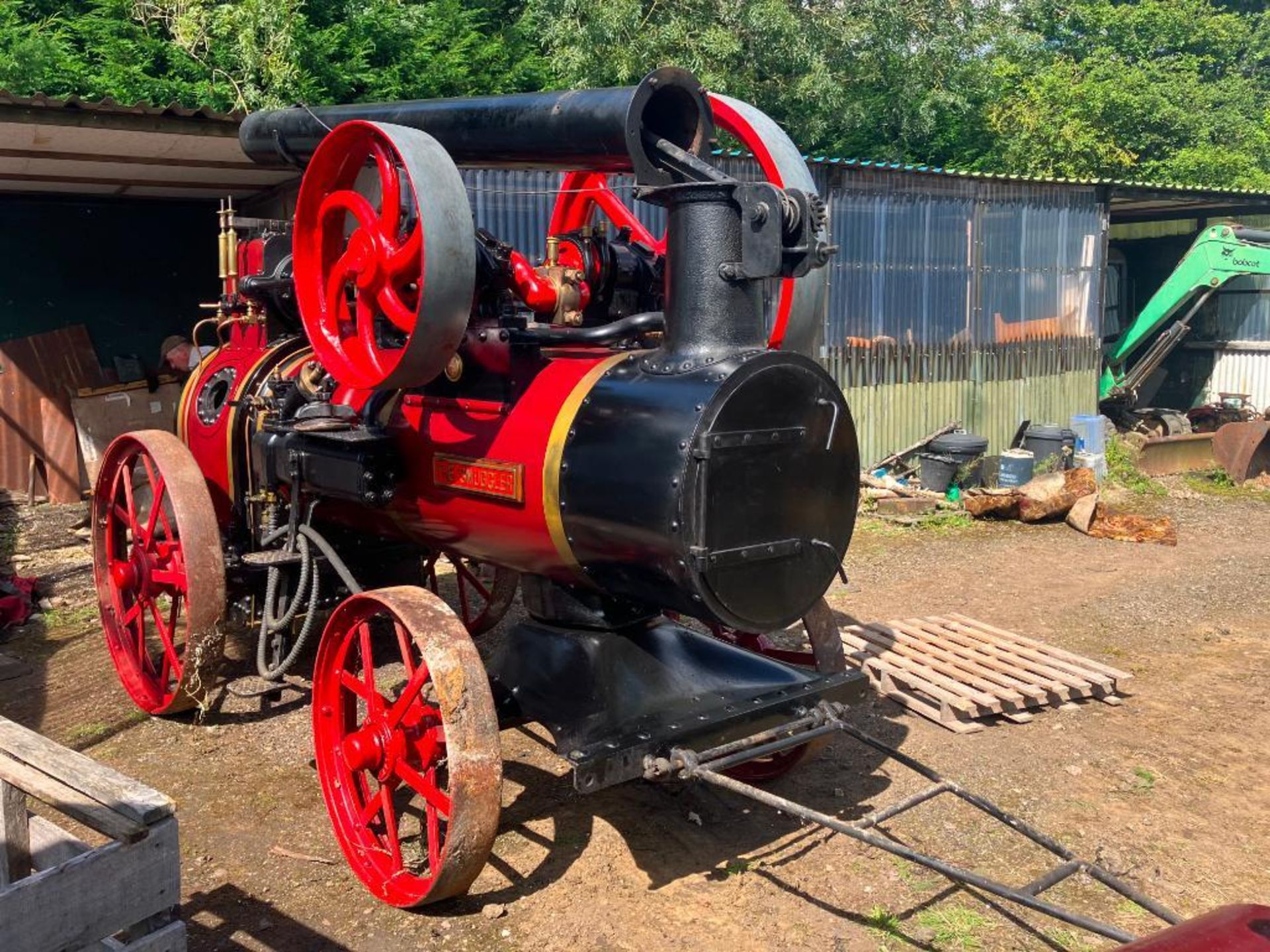 1930 Marshall Sons & Co of Gainsborough 6NHP Portable single cylinder steam engine "The Smuggler". I - Image 3 of 12