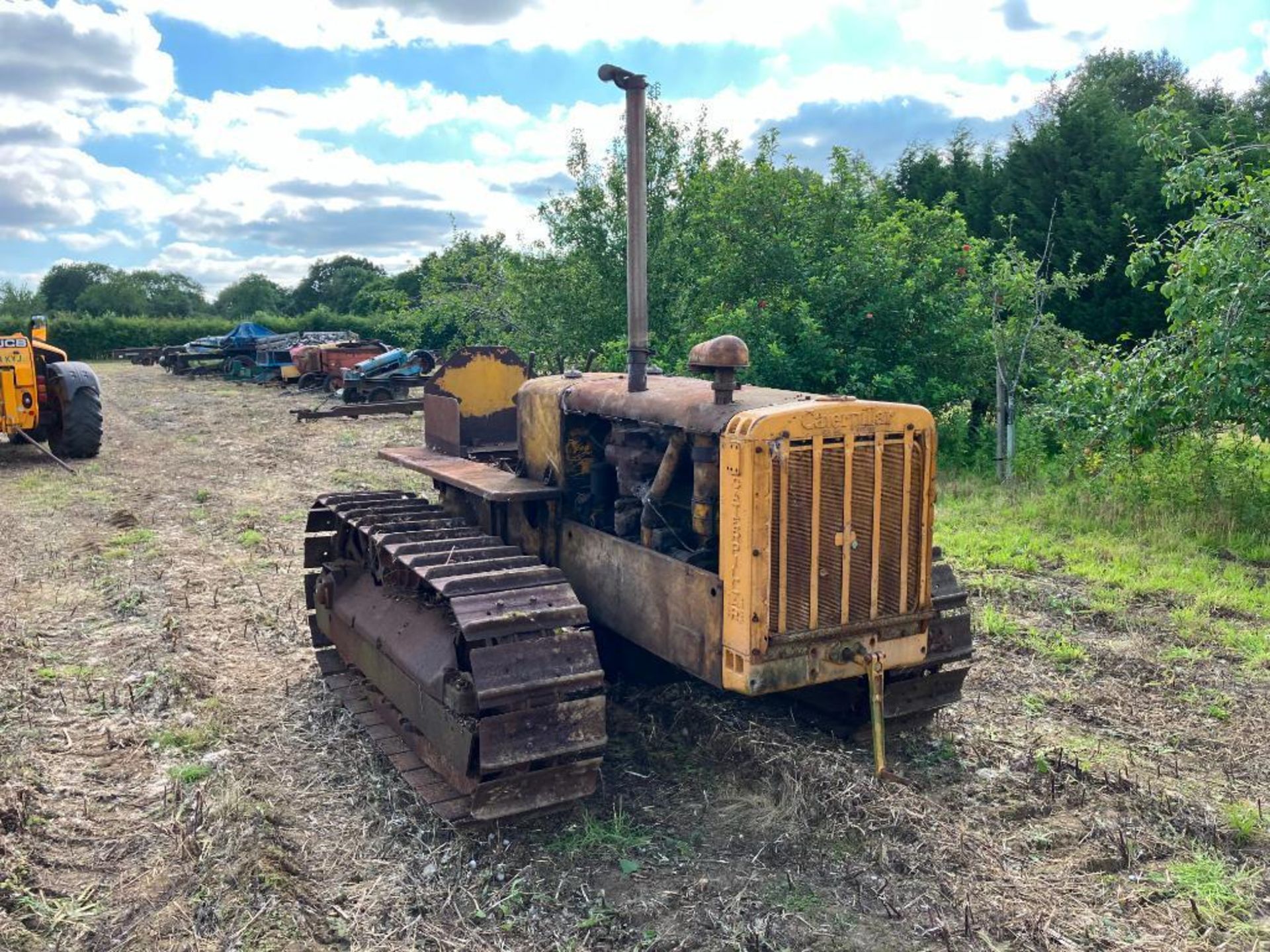 1939 Caterpillar R4 metal tracked crawler with 16" tracks and swinging drawbar. Serial No: 6G1021WS - Image 11 of 14