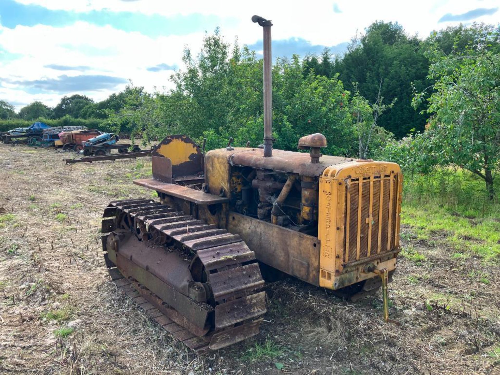 1939 Caterpillar R4 metal tracked crawler with 16" tracks and swinging drawbar. Serial No: 6G1021WS - Image 10 of 14