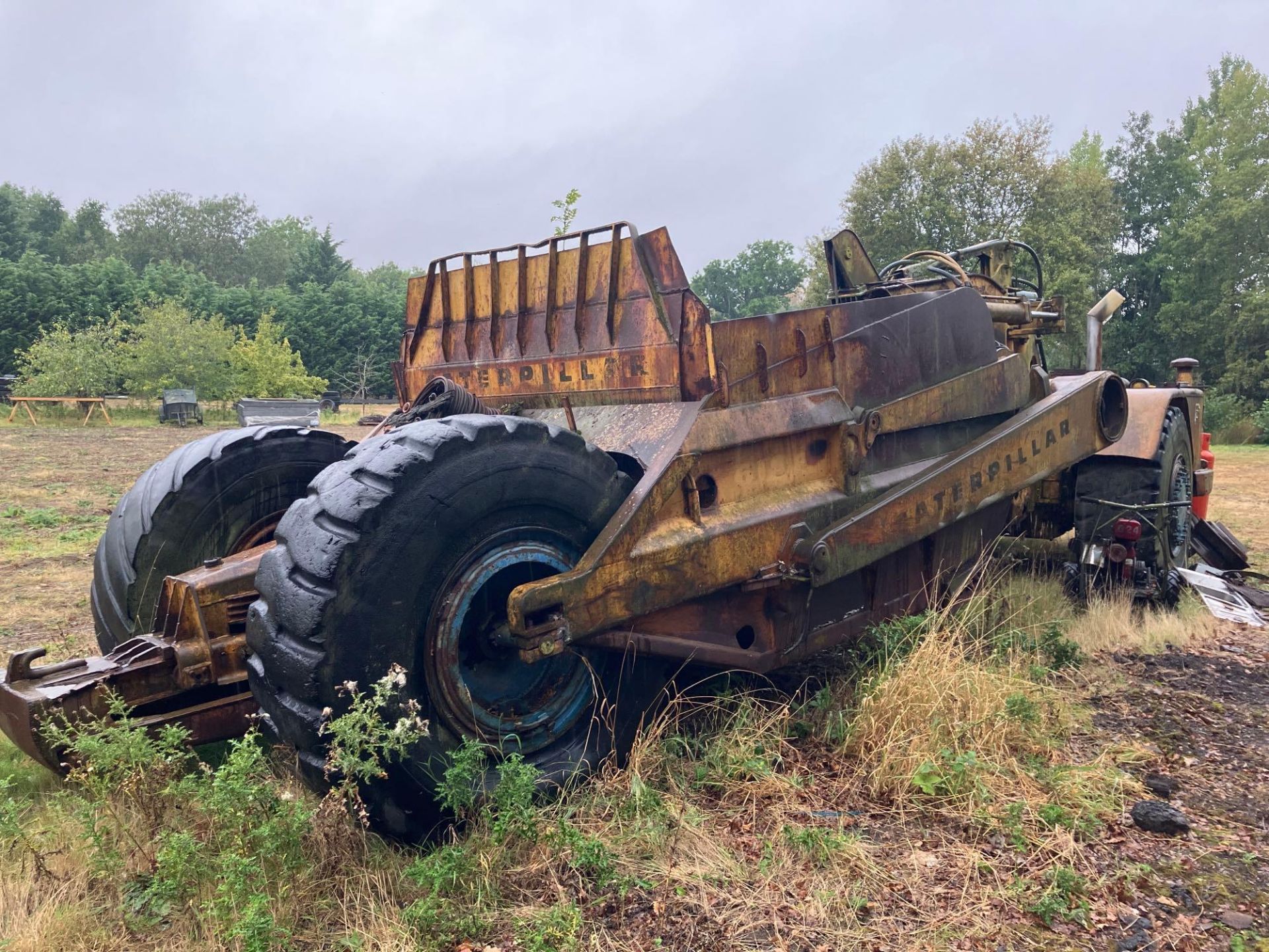 Caterpillar 619C self propelled scraper on 26.5-29 wheels and tyres. Serial No: 62F360 - Image 5 of 6