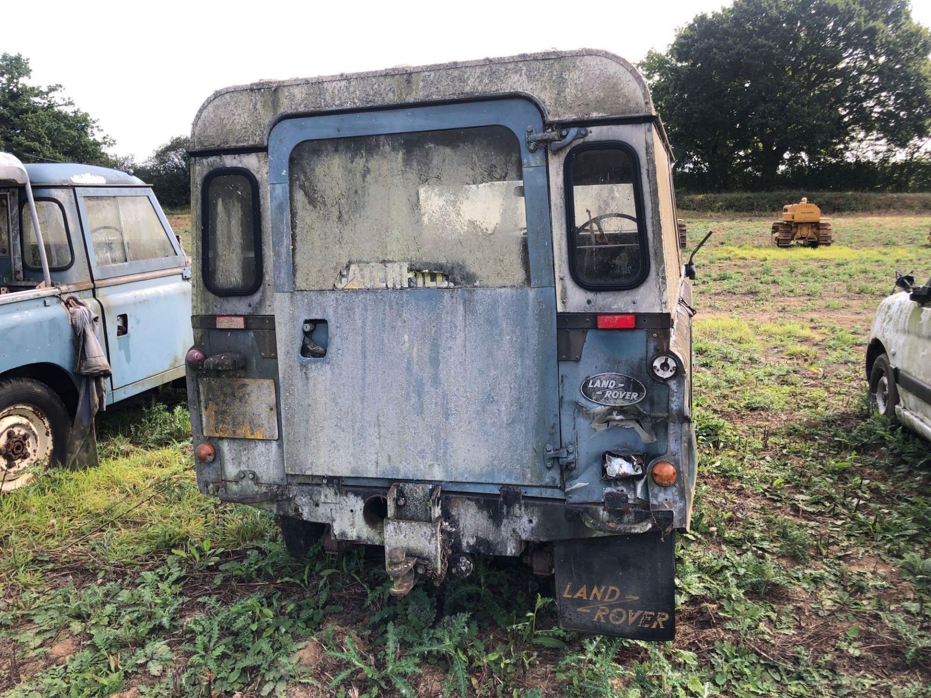 1984 Land Rover Series 3 diesel 4wd manual, blue on 205R16 wheels and tyres. Reg No: A922 FFP. Milea - Image 5 of 6