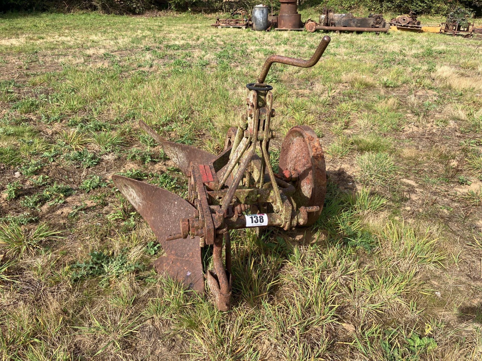 Ransomes 2f conventional plough, linkage mounted