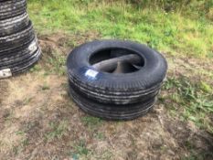 Pair Danubiana 7.50-20 tyres with inner tubes (new)