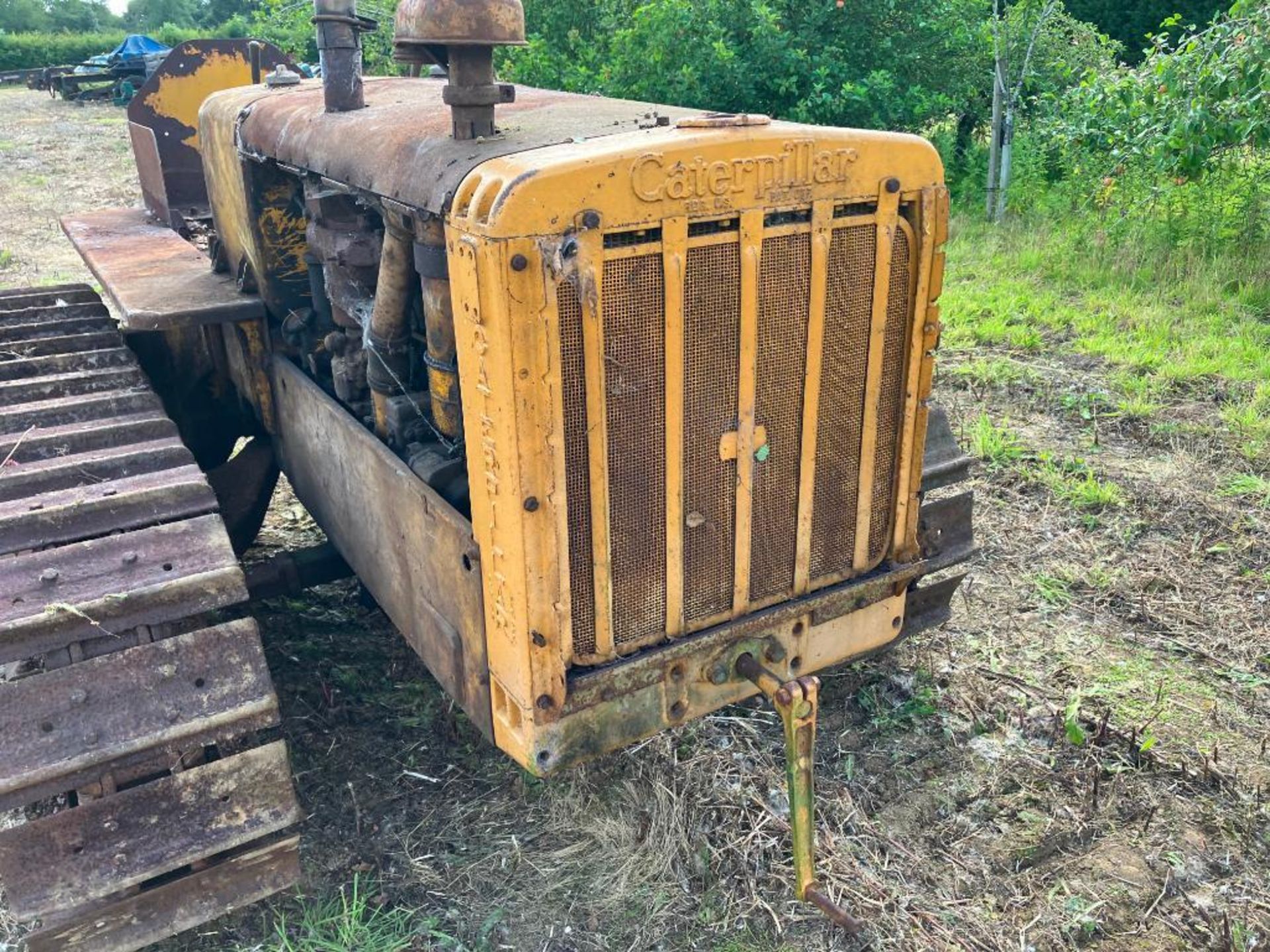 1939 Caterpillar R4 metal tracked crawler with 16" tracks and swinging drawbar. Serial No: 6G1021WS - Image 12 of 14