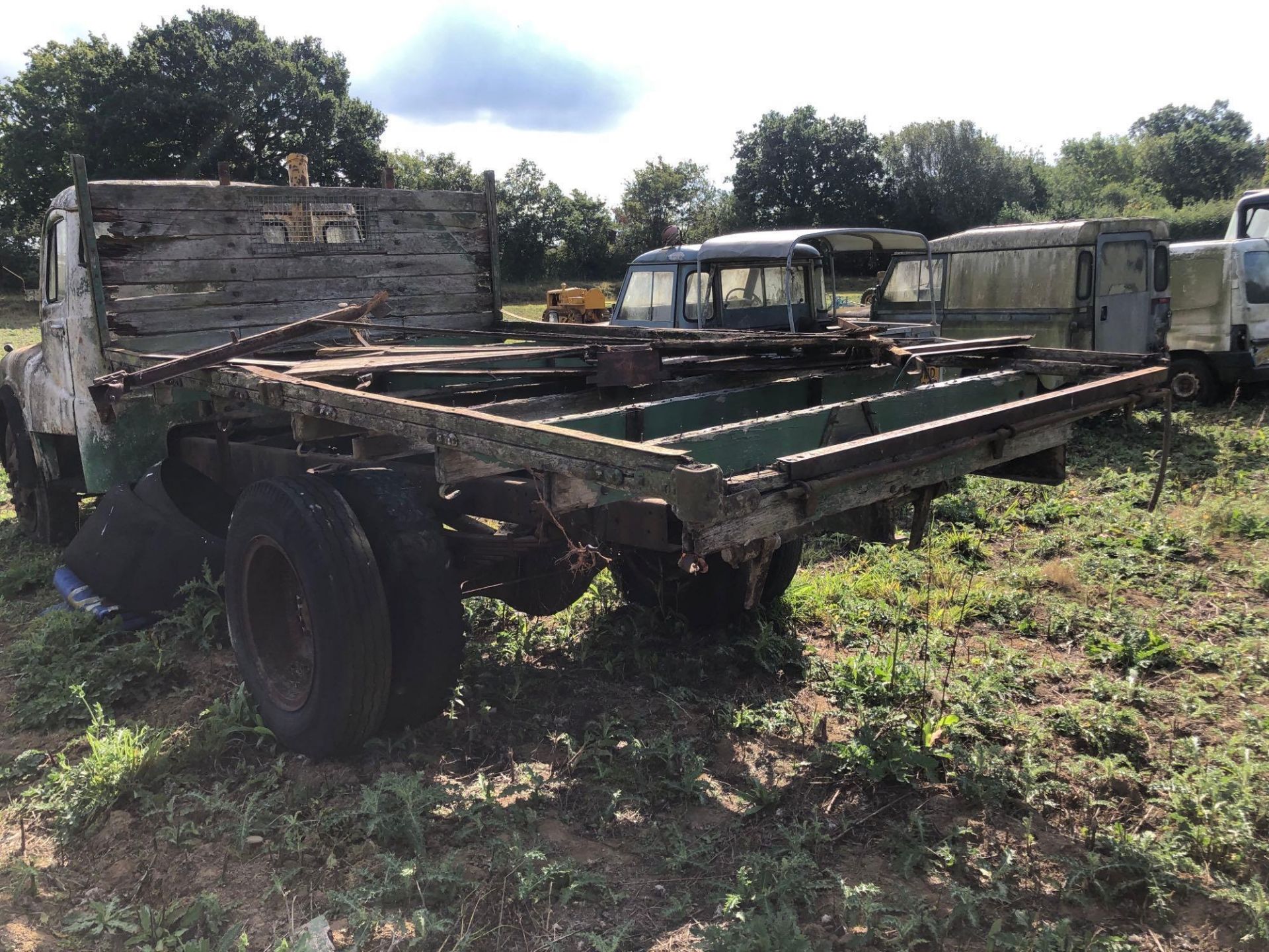 1969 Austin BMC van with hydraulic tipping back. Reg No: URR 378G. Spares or repairs c/w V5 and orig - Image 4 of 4