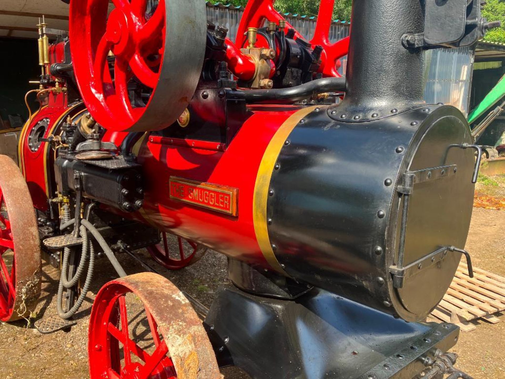 1930 Marshall Sons & Co of Gainsborough 6NHP Portable single cylinder steam engine "The Smuggler". I - Image 4 of 12