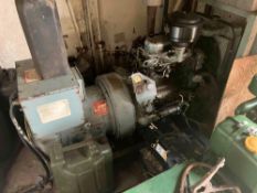 Diesel generator with Perkins 3 cylinder diesel engine, electric start and Swan 20kVA single/3 phase