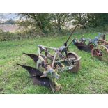 Ransomes 2 furrow conventional plough, linkage mounted