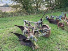 Ransomes 2 furrow conventional plough, linkage mounted