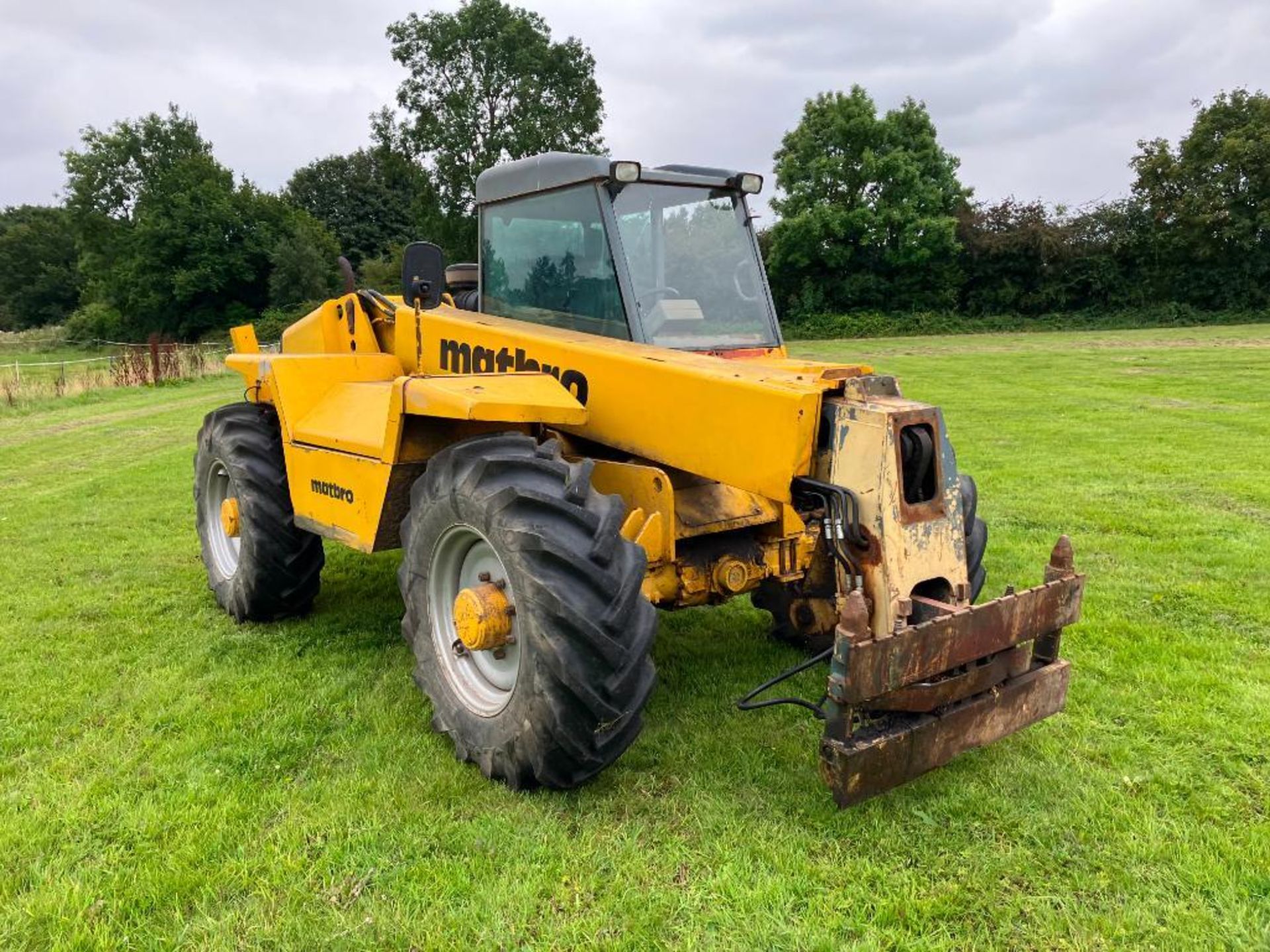 1997 Matbro TS280 materials handler with pin and cone headstock on 155/80-24 wheels and tyres c/w pa - Image 3 of 21