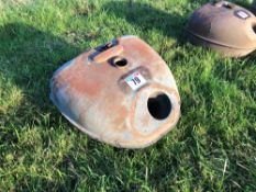 Fordson Major fuel tank