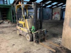 Hyster S4B diesel industrial forklift. Serial No: B2A1511D