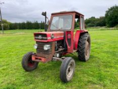Massey Ferguson 168 2wd diesel multipower tractor with Massey Ferguson cab on 7.50-16 front and 13.6