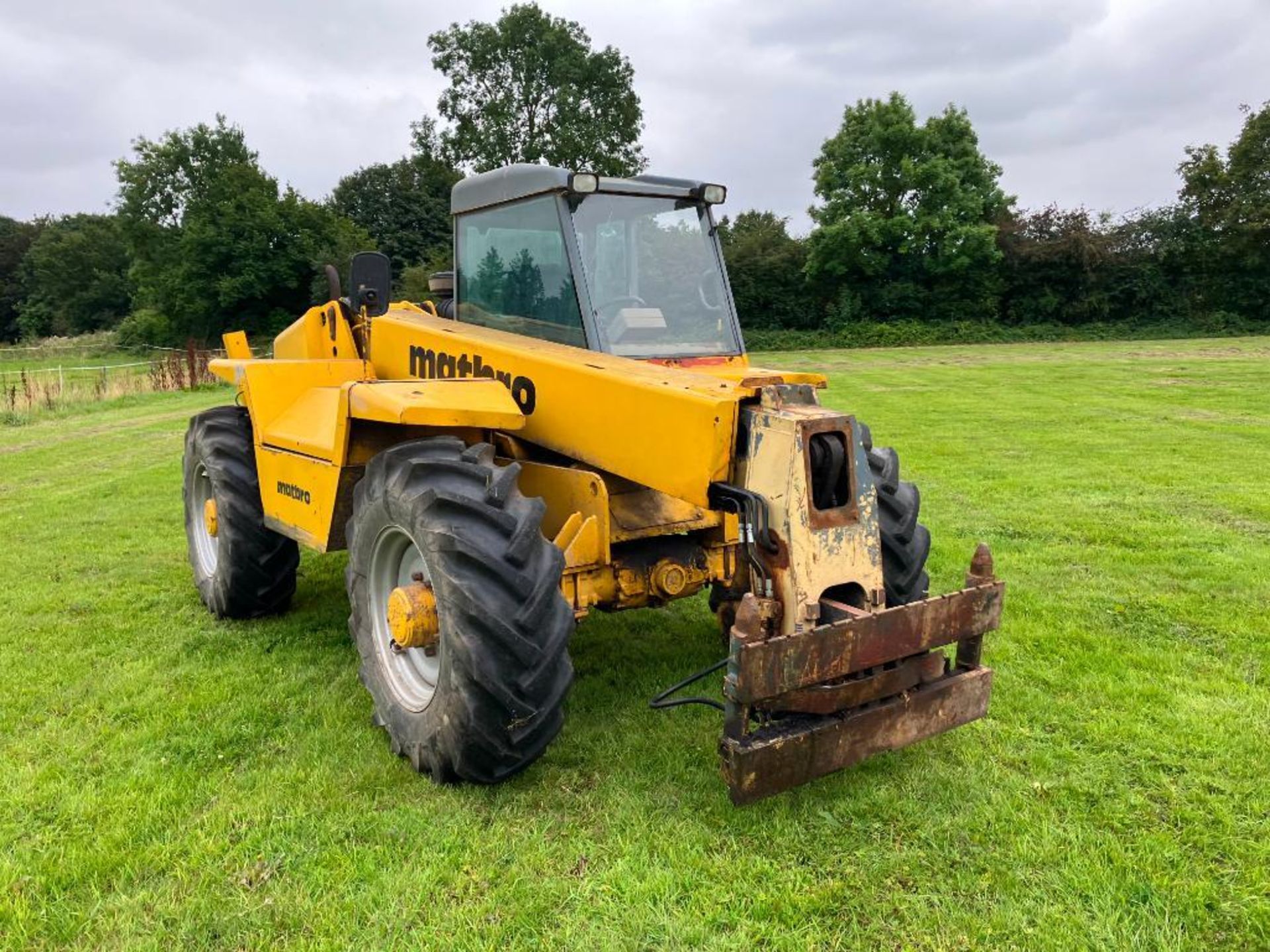 1997 Matbro TS280 materials handler with pin and cone headstock on 155/80-24 wheels and tyres c/w pa - Image 4 of 21