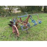 Ransomes 2 furrow conventional plough, trailed