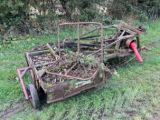 Linkage mounted offset mower. Spares or repairs