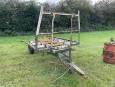Trailer chassis single axle