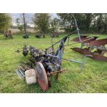 Ransomes No9 RSLD 2 furrow long board trailed match plough