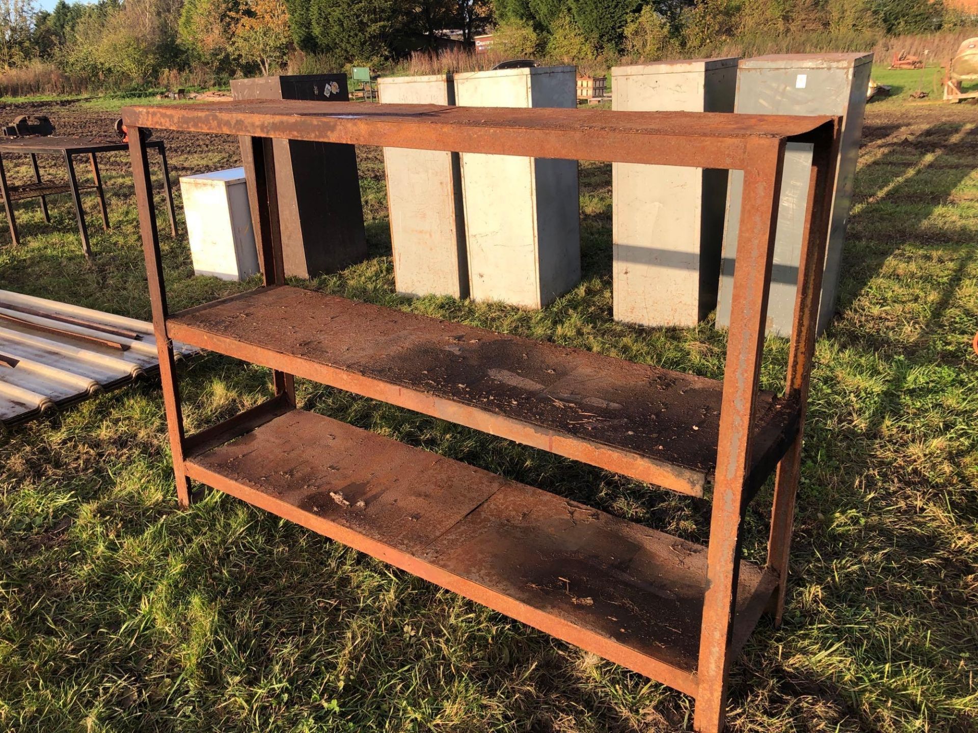 Workshop shelves