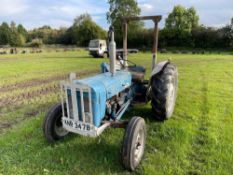 1964 Fordson Super Dexta 2wd diesel tractor with roll bar and single return spool on 6.00-16 front a