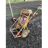 Oxyacetylene trolley, torch and gauge