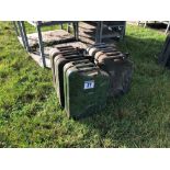 Quantity Jerry cans