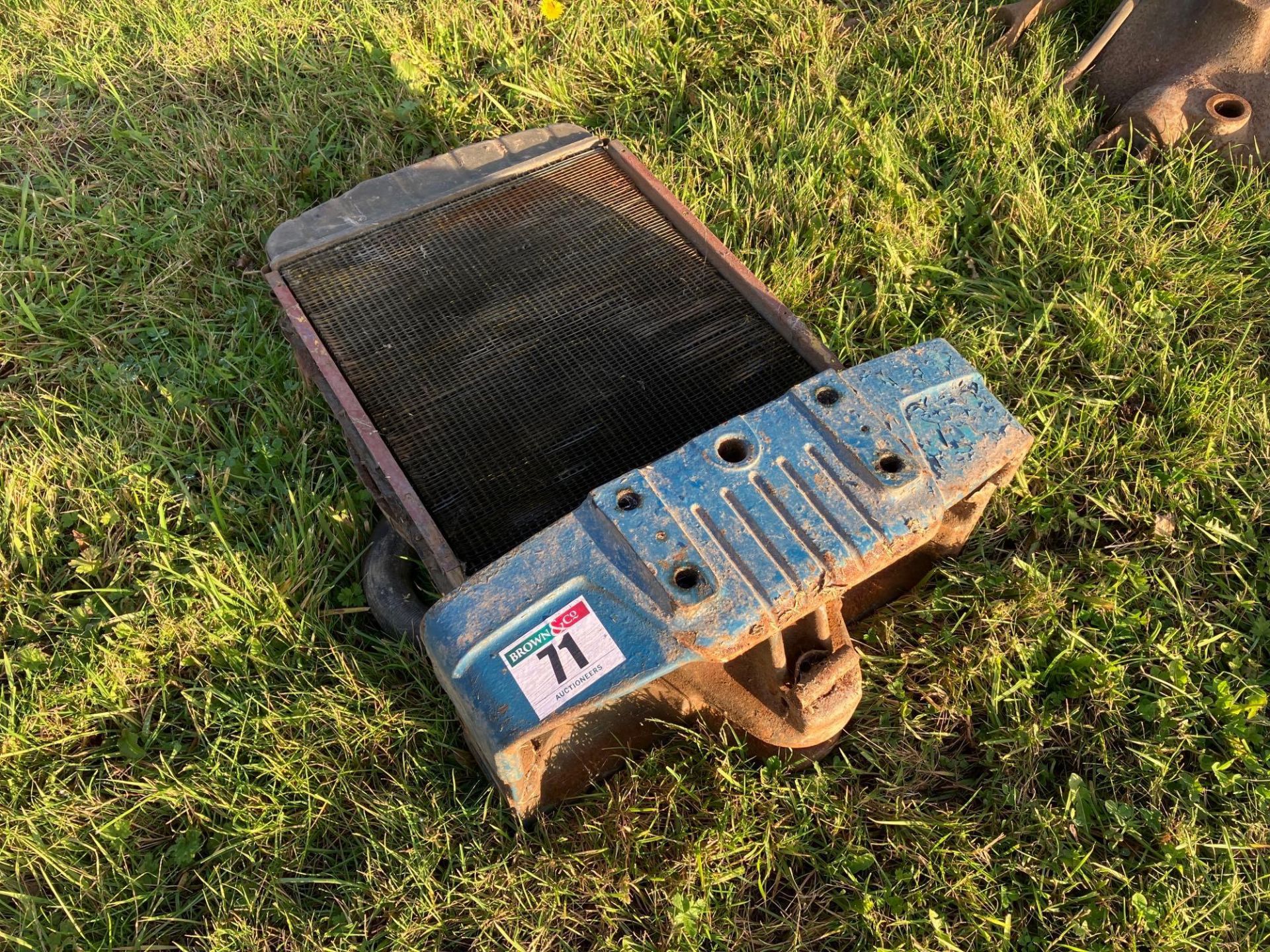 Fordson Major radiator and frame