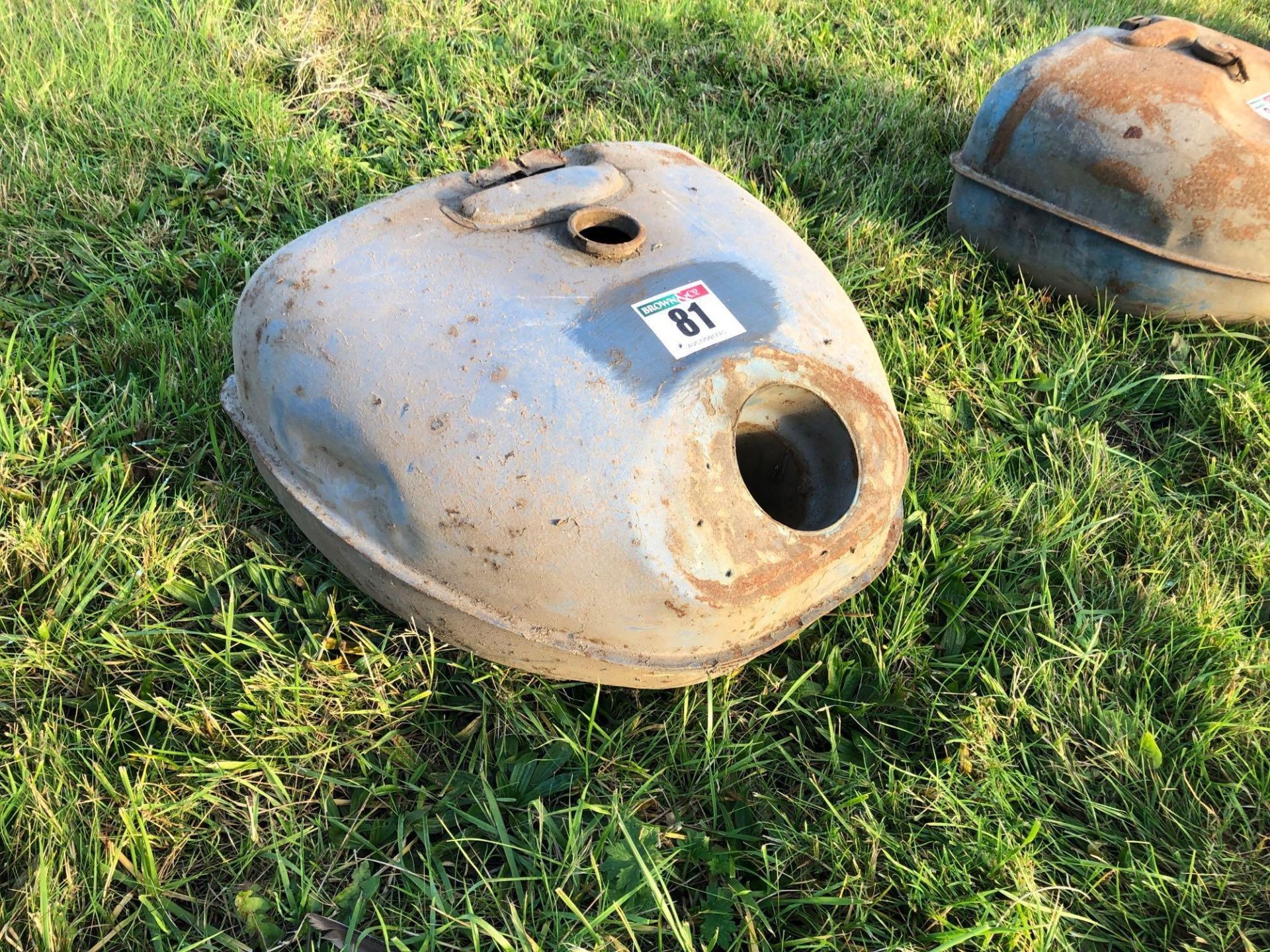 Fordson Major fuel tank