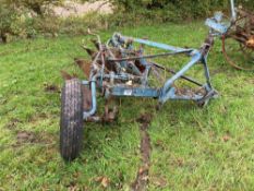 Ransomes 4 furrow conventional plough, linkage mounted