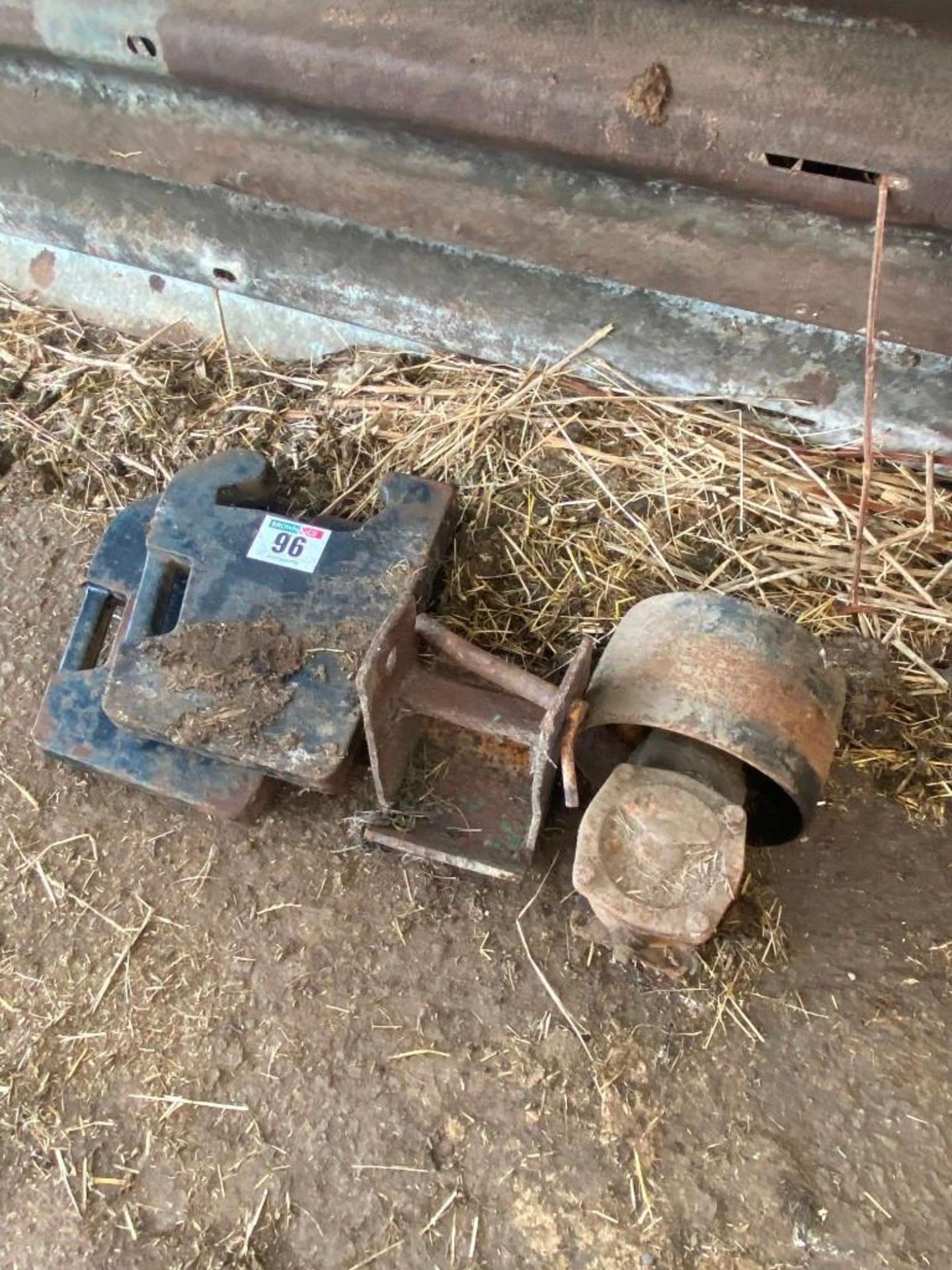 Trailer skid and tractor part and weights