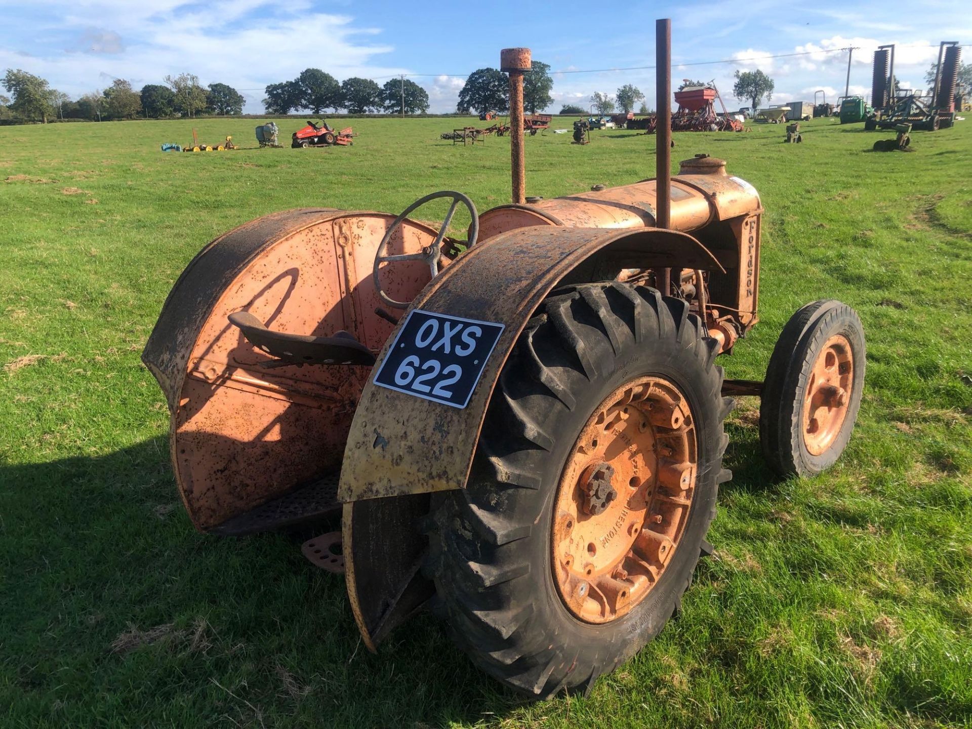 1941 Fordson 2wd tractor with side belt pulley. No VAT. - Image 3 of 4