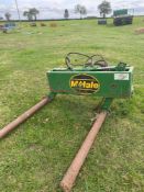McHale front mounted silage grab c/w Quicke brackets. No VAT