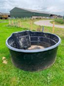 Plastic water trough