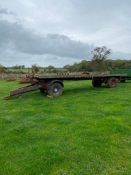 Articulated 28ft bale trailer