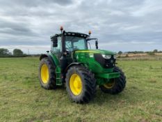 2019 John Deere 6155R Select Edition, 4wd, Auto Quad, 40kph, TLS front axle suspension, green star a