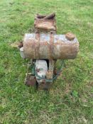 Lister petrol stationary engine. No VAT.