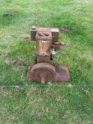 Lister petrol stationary engine. No VAT.