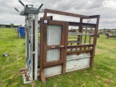Cattle crush with IAE front mounted gate. No VAT