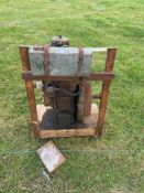 Lister diesel stationary engine – air cooled. No VAT.