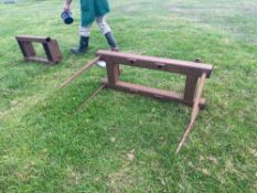 Double bale spike c/w Quicke brackets - spares and repairs. No VAT