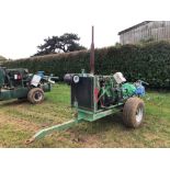 Irrigation pumpset with Perkins 6cyld diesel engine and Rovatti centrifugal pump, auto shut off, man